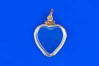 medallion 18K, heart